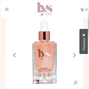 Lys THINK BRIGHT GLOW + HYDRATE SERUM WITH VITAMIN C & HYALURONIC ACID BNIB